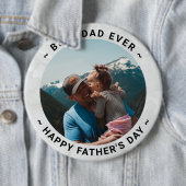 Aangepaste foto vaderdag ronde button 6,0 cm (In situ)