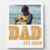 Aangepaste foto Vaderdag Sport Pap Basketball Pap Fotoplaat (Voorkant)