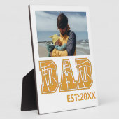 Aangepaste foto Vaderdag Sport Pap Basketball Pap Fotoplaat (Zijkant)