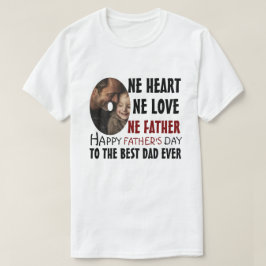 Aangepaste foto Vaderdag T-shirt – cadeau voor pap