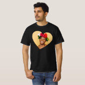 AANGEPASTE FOTO | VALENTIJNSDAG | HART T-SHIRT (Voorkant volledig)