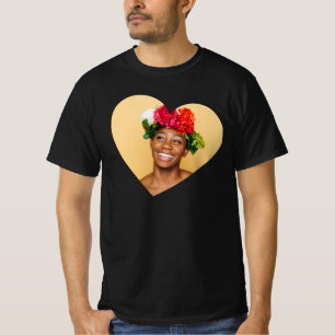 AANGEPASTE FOTO   VALENTIJNSDAG   HART T-SHIRT