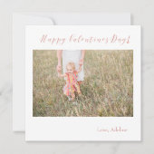 Aangepaste foto-Valentijnsdag Kaart (Voorkant)