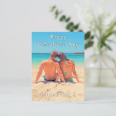 Aangepaste Foto Valentijnsdag Kaart Ontwerp uw eig (Staand voorkant)