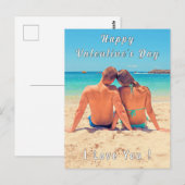 Aangepaste Foto Valentijnsdag Kaart Ontwerp uw eig (Voorkant / Achterkant)