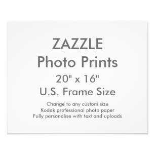 Aangepaste foto van 20 x 16 inch drukt het Amerika Afdruk