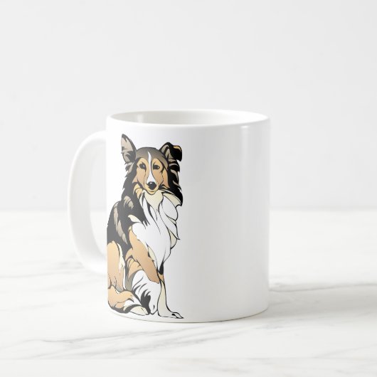 Aangepaste foto van 2 pagina's koffiemok (Voorkant links)