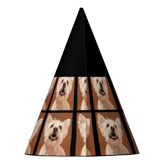 Aangepaste foto van 6-jarige verjaardagsfeestdag P Feesthoedjes (Achterkant)