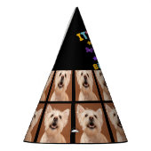 Aangepaste foto van 6-jarige verjaardagsfeestdag P Feesthoedjes (Links)