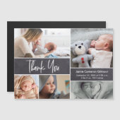 Aangepaste foto van Baby Collage geboorte met hand (Voorkant / Achterkant)