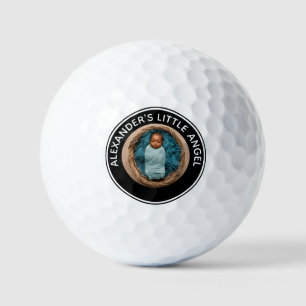 Aangepaste foto van Baby Kinder familie aanpassen Golfballen