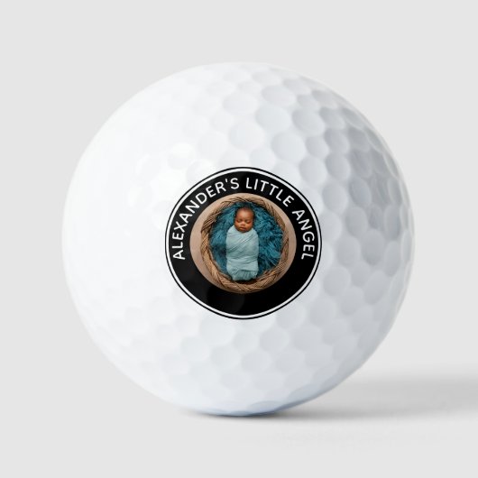 Aangepaste foto van Baby Kinder familie aanpassen Golfballen (Voorkant)