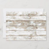 Aangepaste foto van Baseball Boy 1st Birthday Part Kaart (Achterkant)