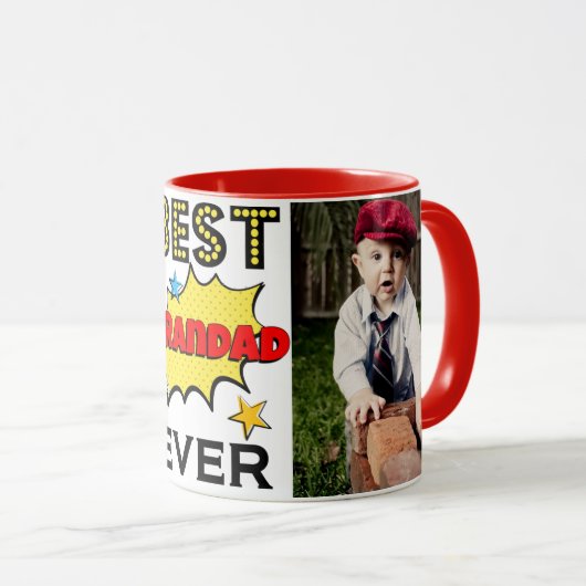 Aangepaste foto van beste Grandad Ever Mok (Voorkant rechts)