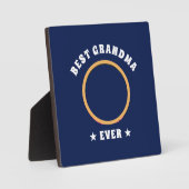 Aangepaste foto van beste grootmoeder ooit fotoplaat (Voorkant)