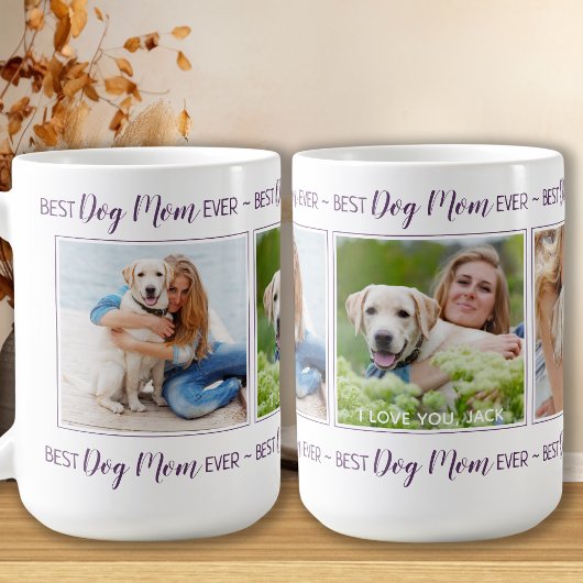 Aangepaste foto van beste hond Mam Koffiemok