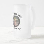 Aangepaste foto van beste hond Mam ooit Matglas Bierpul (Voorkant rechts)