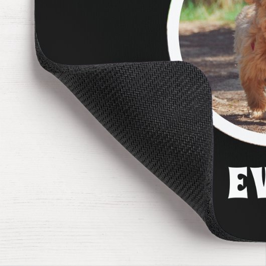 Aangepaste foto van beste hond Mam ooit Muismat (Hoek)