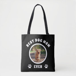 Aangepaste foto van beste hond Mam ooit Tote Bag