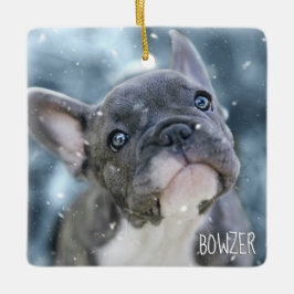 Aangepaste foto van beste hond of Afbeelding voor  Keramisch Ornament