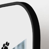 Aangepaste foto van beste hond vader ooit Vaderdag Pickleball Paddle (Links Detail)