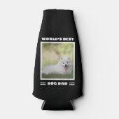 Aangepaste foto van beste hond van de wereld Aange Flesjeskoeler (Voorkant)