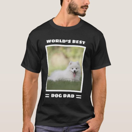 Aangepaste foto van beste hond van de wereld Aange T-shirt (Voorkant)