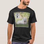 Aangepaste foto van beste hond van de wereld t-shirt (Voorkant)