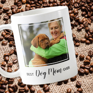 Aangepaste foto van beste hond van mam ooit koffiemok