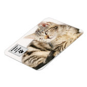 Aangepaste foto van beste kattevader ter wereld magneet (Linkerzijde)