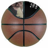 Aangepaste foto van beste meisje Pap Ooit Happy Fa Basketbal (Rechts)