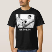 Aangepaste foto van beste oom Ever T-shirt (Voorkant)