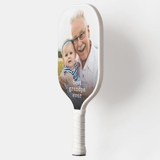 Aangepaste foto van beste opa pickleball paddle (Links)
