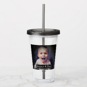 Aangepaste foto van beste Pa ooit - Modern Acryl Drinkbeker