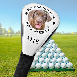 Aangepaste foto van beste vader op foto van pot golfheadcover