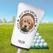 Aangepaste foto van beste vader op foto van pot golfheadcover