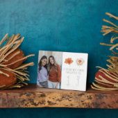 Aangepaste foto van beste vrienden fotoplaat (Zijkant)