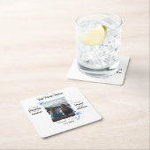 Aangepaste foto van beste vrienden voor ooit kartonnen onderzetters (Insitu)