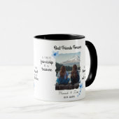 Aangepaste foto van beste vrienden voor ooit mok (Voorkant rechts)