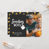 Aangepaste foto van 'Boo's verzenden' met Snoep Kaart (Voorkant / Achterkant in situ)