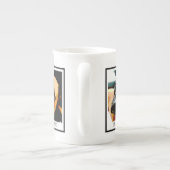 Aangepaste foto van Boxer Dog Dad Porselein Kop (Achterkant)