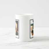 Aangepaste foto van Boxer Dog Dad Porselein Kop (Voorkant)