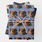 Aangepaste foto van Boxer Dog Pet Inpakpapier Vel (In situ)