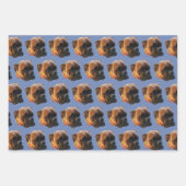 Aangepaste foto van Boxer Dog Pet Inpakpapier Vel (Voorkant)