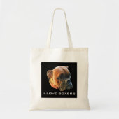 Aangepaste foto van Boxer Dog Pet Tote Bag (Voorkant)