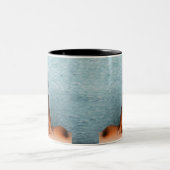 Aangepaste foto van Chihuahua Dog Tweekleurige Koffiemok (Center)