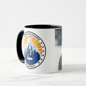 Aangepaste foto van Copper Mountain Colorado Mok (Voorkant links)