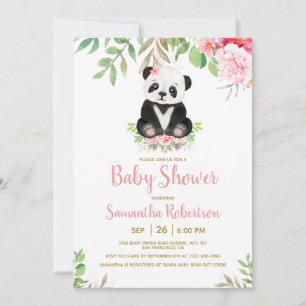 Aangepaste foto van Cute Bear Blush Roze Meisje Ba Kaart