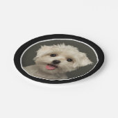 Aangepaste foto van Cute Pet Birthday Papieren Bordje (Gekanteld)