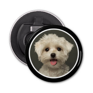 Aangepaste foto van Cute Pet Button Flesopener